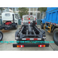 ChangAn mini garbage truck, 2 ton capacity hook lift garbage truck with 53HP petrol engine